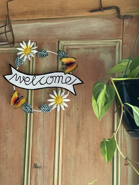 Butterflies with Welcome