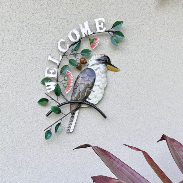 Kookaburra Welcome with Gumnut Flowers