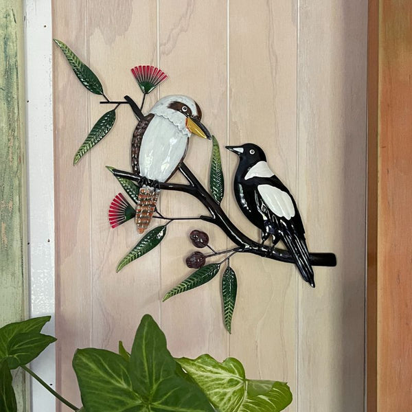 Kookaburra and Magpie Buddies