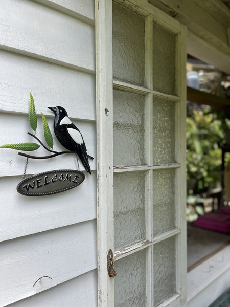 Magpie With Welcome